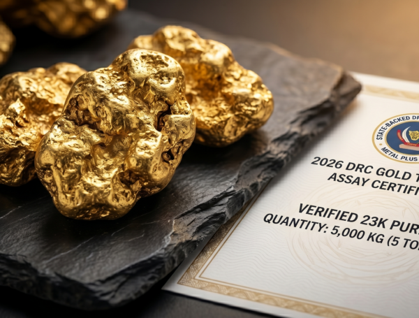 Official Announcement: 5-Tonne Gold Consignment in the DRC
