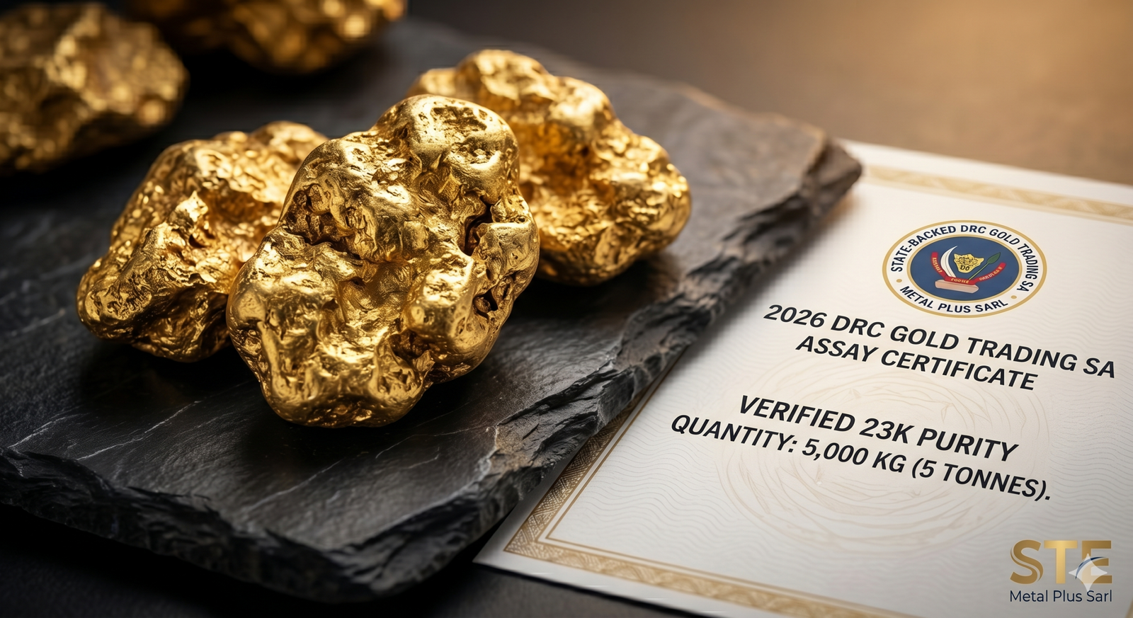 Official Announcement: 5-Tonne Gold Consignment in the DRC