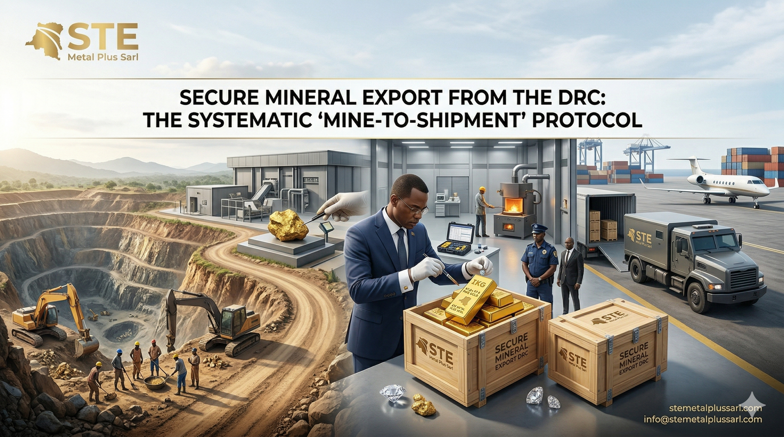 Secure Mineral Export from the DRC: The STE Metal Plus Sarl Guide